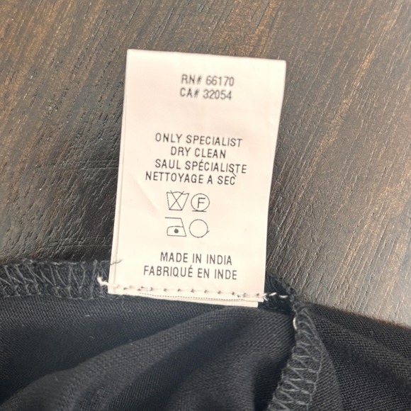 Blank London Shirt Womens Medium Black Sequin Sheer Sleeve Party Top Blouse - Picture 8 of 10